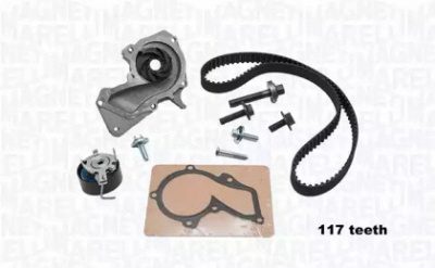 MAGNETI MARELLI 341405780001 -  Ремкомплект ГРМ с водяным насосом